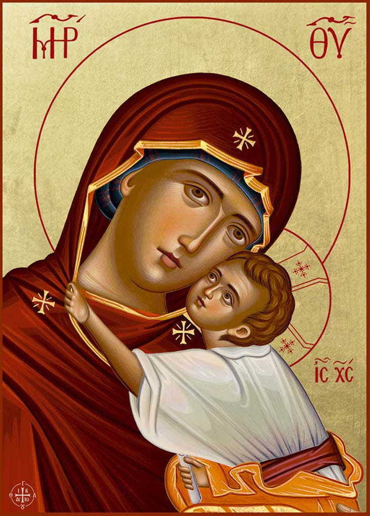 Icon of the Virgin Mary, the Mother offers of God