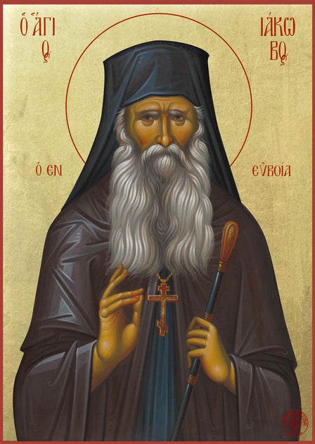 Orthodox Holy Icons - Saint Iakovos Tsalikis of Evia | Athonite